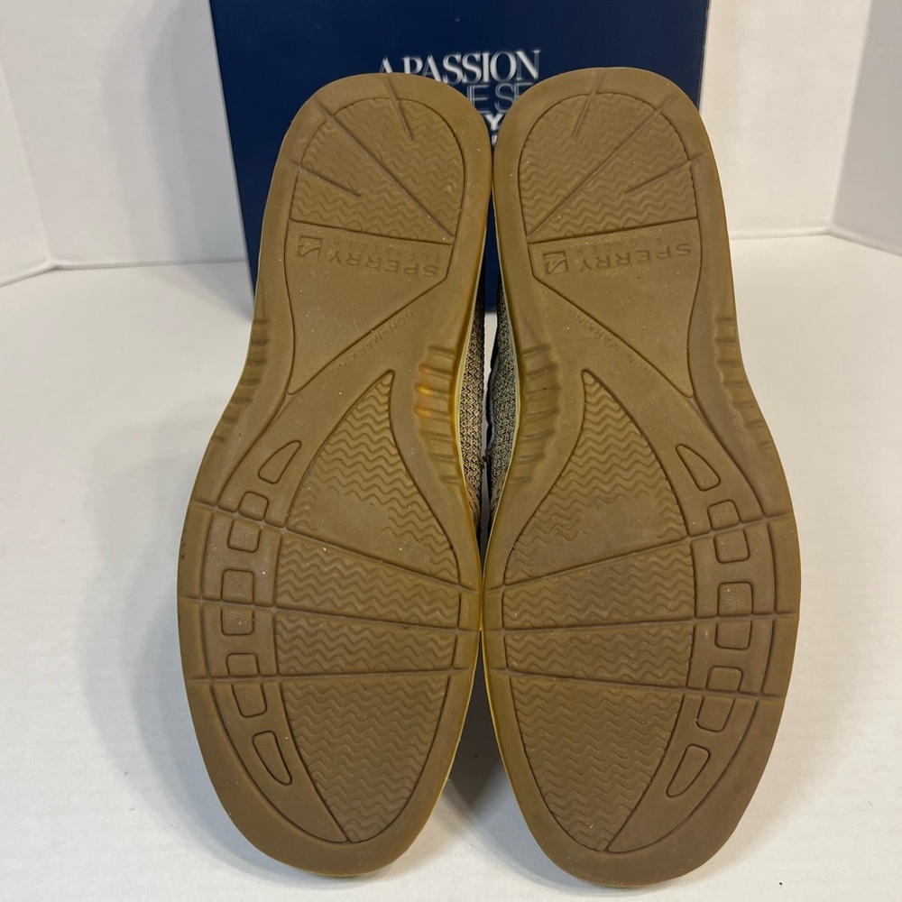 Sperry Topsider Hikerfish Leather Leopard Print Calf Hair Boots. Size 6 With Box - Picture 11 of 13